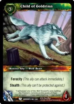Child of Goldrinn - War of the Ancients - World of Warcraft TCG - Image 1