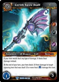 Cerith Spire Staff - Throne of the Tides - World of Warcraft TCG - Image 1