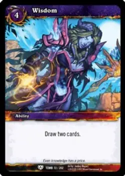 Wisdom - Tomb of the Forgotten - World of Warcraft TCG - Image 1