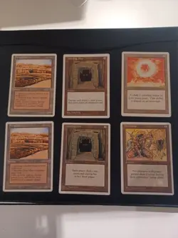 Strip Mine 4th Edition x 2 + Howling Mine x 2 + Sol Ring Revised + Meekstone 4th - Image 1
