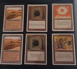 Strip Mine 4th Edition x 2 + Howling Mine x 2 + Sol Ring Revised + Meekstone 4th - Image 2
