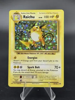 Raichu - 36/108 - XY Evolutions 2016 - Holo Rare - LP - Pokemon TCG - Image 1