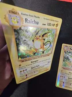 Pokemon TCG: Raichu Holo & Raichu Reverse Holo 36/108 XY Evolutions LP - Image 4