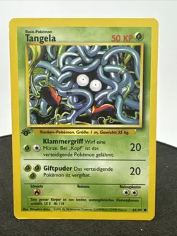 GERMAN *** Pokemon Card - Tangela German 1st Edition Base Set 66/102 Common - Image 2