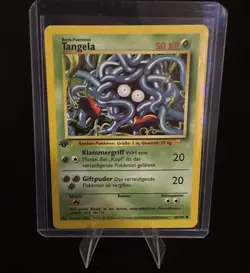 Rare Vintage Pokemon Card - Tangela German 1st Edition Base Set 66/102 - Image 1