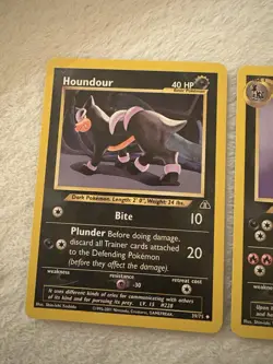 Pokemon TCG Houndour and Houndoom Neo Discovery - Image 2