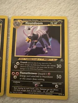Pokemon TCG Houndour and Houndoom Neo Discovery - Image 3
