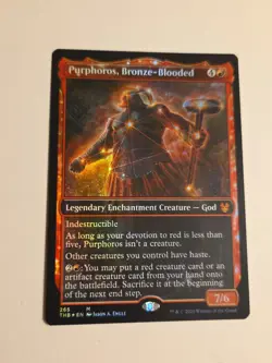 Purphoros Bronze-Blooded X1 Showcase Foil MTG NM THB 265 M - Image 1