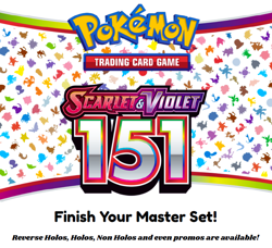 Pokemon TCG - 151 - Reverse Holo, Holo, Non Holo - Finish Your Master Set! - Image 1