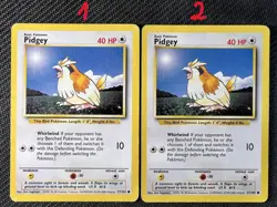 Pokemon TCG Pidgey Base Set 57/102 Regular 1999-2000 Wizards Base Set Copyright - Image 1