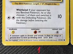 Pokemon TCG Pidgey Base Set 57/102 Regular 1999-2000 Wizards Base Set Copyright - Image 4