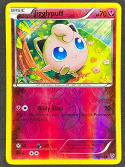 Pokemon Jigglypuff Reverse Holo 88/146 XY Base Set LP/NM - Image 1