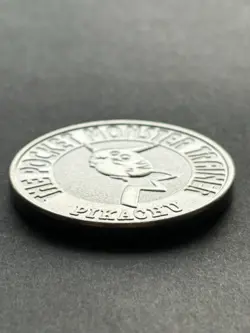 Pikachu NO.025 Pokemon Battle Coin Medal 1997 Japanese Pokemon RARE Silver Color - Image 4