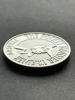 Pikachu NO.025 Pokemon Battle Coin Medal 1997 Japanese Pokemon RARE Silver Color - Image 5