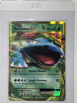 Venusaur EX Holo Ultra Rare Card 1/108 XY Evolutions LP - Image 1