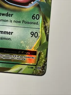 Venusaur EX Holo Ultra Rare Card 1/108 XY Evolutions LP - Image 3
