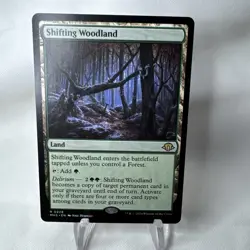 Magic the Gathering Shifting Woodland Modern Horizons 3 NM Regular Card - Image 1