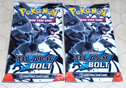 Pokemon: Scarlet & Violet, Black Bolt Booster Packs (x2) Sealed TCG Cards - Image 1