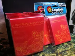 MAGIC CIRCLE - 100 Standard Sleeves + Deck Box - Legion - Double Matte - NEW MTG - Image 2