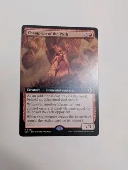 MTG - Champion of the Path (Extended Art) - Lorwyn Eclipsed NM/M Condition - Image 1