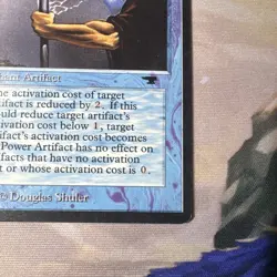 Power Artifact Magic mtg Moderate Play, English Antiquities x1 - Image 3