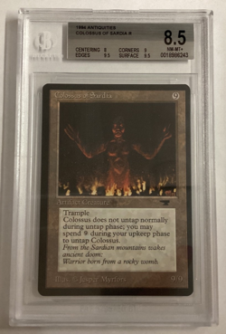 MTG Antiquities COLOSSUS OF SARDIA BGS 8.5 (6243) Graded Power - Image 1