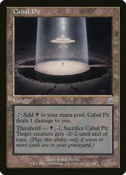 Cabal Pit - Odyssey - Magic the Gathering MTG LP - Image 1