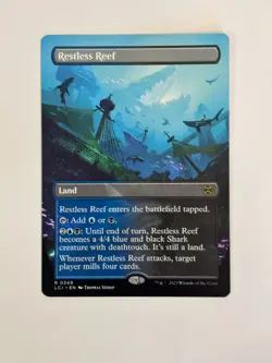 Restless Reef (Borderless) The Lost Caverns of Ixalan Magic MTG - Image 1