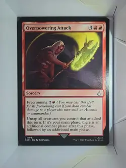 Overpowering Attack - U37 - MTG - Universes Beyond: Assassin's Creed (ACR) - Image 1