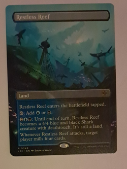 Restless Reef Borderless NM/M Magic the Gathering Lost Caverns Of Ixalan LCI MTG - Image 1