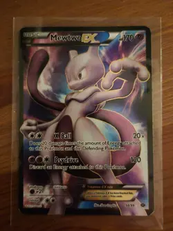 Pokemon Mewtwo EX - 98/99 - BW Next Destinies Full Art Ultra Rare - LM - Image 1