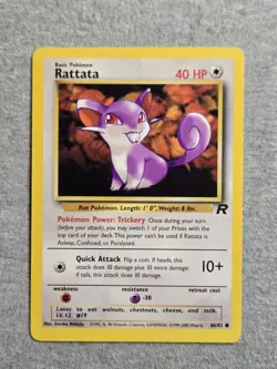 Pokemon TCG - Rattata 66/82 - Team Rocket - Common - Image 1