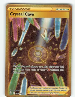 CRYSTAL CAVE 230/203 SECRET RARE EVOLVING SKIES POKEMON NM - Image 2