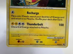 2010 Pokemon HGSS Black Star Promos Pikachu #HGSS03 - Image 4