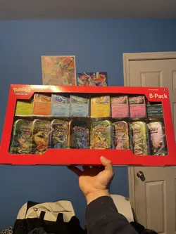 Pokemon TCG Prismatic Evolutions 8 Mini-Tin Bundle Costco SET OF TWO - Image 1