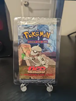 Vintage Pokemon Neo Discovery Smeargle Pack - Artwork - OPENED EMPTY - Image 1