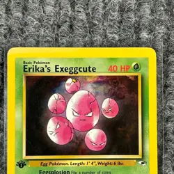 Vintage Pokemon Gym Heroes Erika's Exeggcute 1st Edition 77/132 Common NM/Mint - Image 3