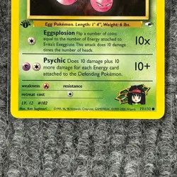 Vintage Pokemon Gym Heroes Erika's Exeggcute 1st Edition 77/132 Common NM/Mint - Image 4