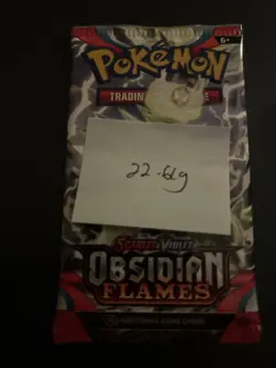 VERY HEAVY! 22.61 Gram Obsidian Flames Pokemon TCG Factory Sealed Booster Pack!! - Image 4