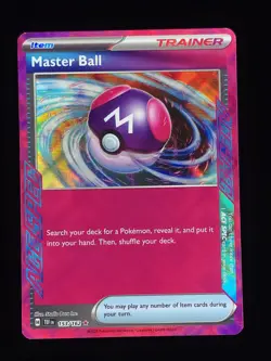 Master Ball 153/162 Pokemon SV05: Temporal Forces 🔥🔥🔥 - Image 1