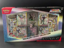 Pokemon PRISMATIC EVOLUTIONS Premium Figure Collection & Booster Bundle SEALED - Image 2