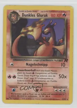Dark Charizard German Pokemon Team Rocket #21 2000 - Image 1