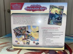 Paradox Rift Pokemon Center Exclusive ETB factory Sealed Roaring Moon - Image 2