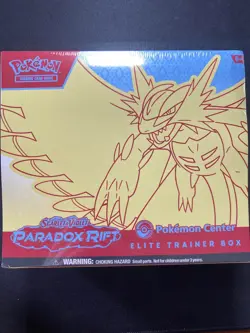 Paradox Rift Pokemon Center ETB Exclusive Roaring Moon Factory Sealed - Image 1