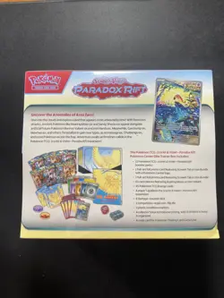 Paradox Rift Pokemon Center ETB Exclusive Roaring Moon Factory Sealed - Image 2