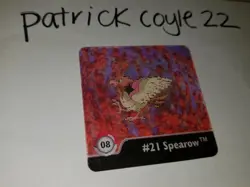 Artbox Pokemon Action Flipz Series One #08 (Spearow & Fearow) NM - Image 1