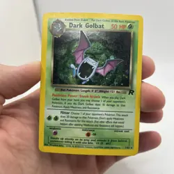 Pokemon Team Rocket 7/82 Dark Golbat Holo Vintage - Image 1