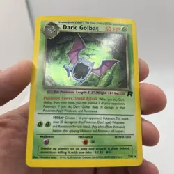 Pokemon Team Rocket 7/82 Dark Golbat Holo Vintage - Image 5