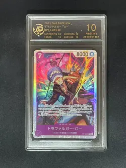 2025 ONE PIECE cards JAP Trafalgar D. Water OP12-073 SR RPA 10（SAME AS PSA 10) - Image 1
