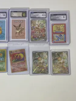 14 Graded & Raw Pokemon Cards CGC Gem Mint 10-Pristine 10 -NM-Good-Hollo - Image 4